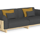 Argo Wood 3 Seater Sofa
