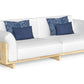 Argo Wood 3 Seater Sofa