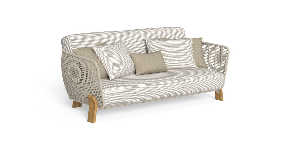 Argo Wood Sofa Love Seat