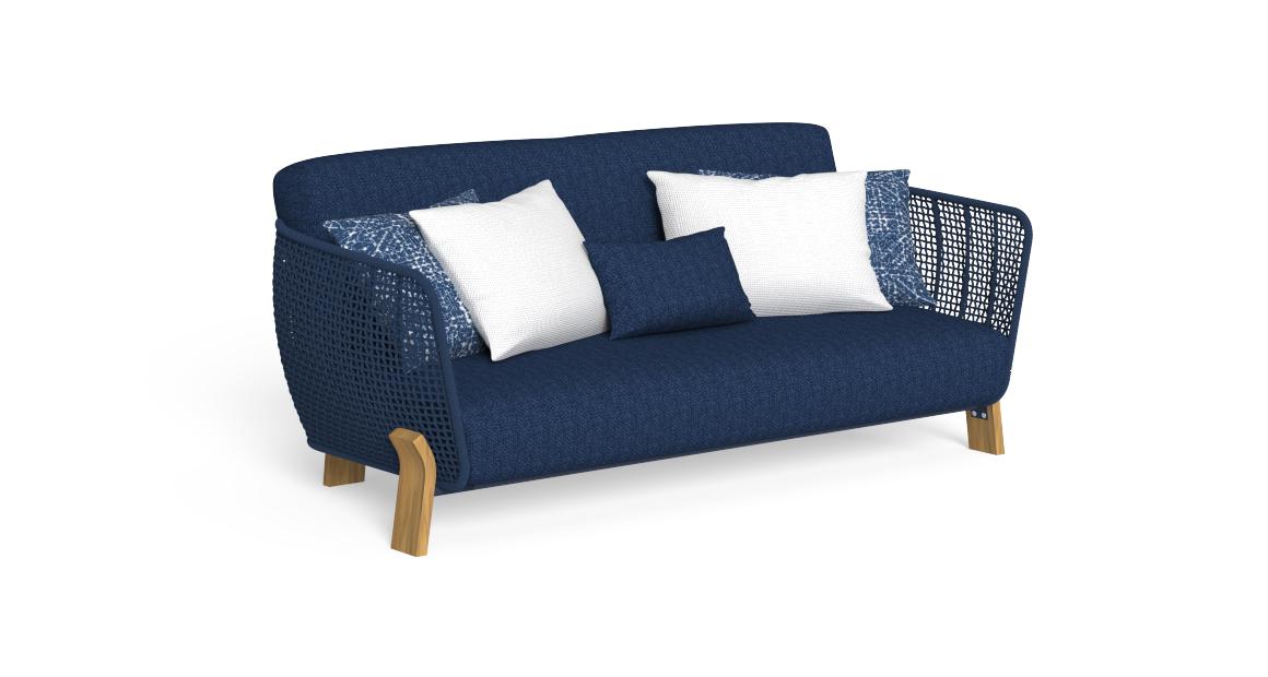 Argo Wood Sofa Love Seat